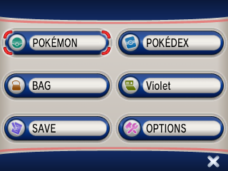 Pokémon Menu