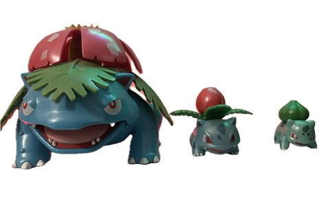 Bulbasaur evolution figures