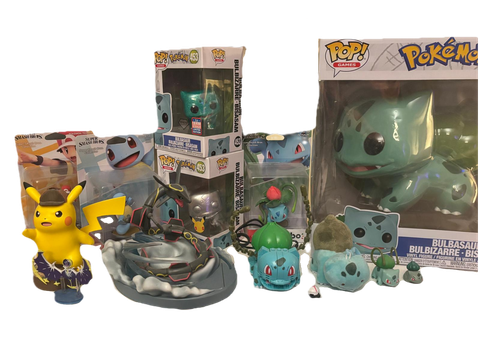 Pokémon figure display shelf